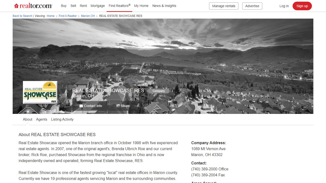 REAL ESTATE SHOWCASE RES Real Estate Agency in Marion, OH - Realtor.com